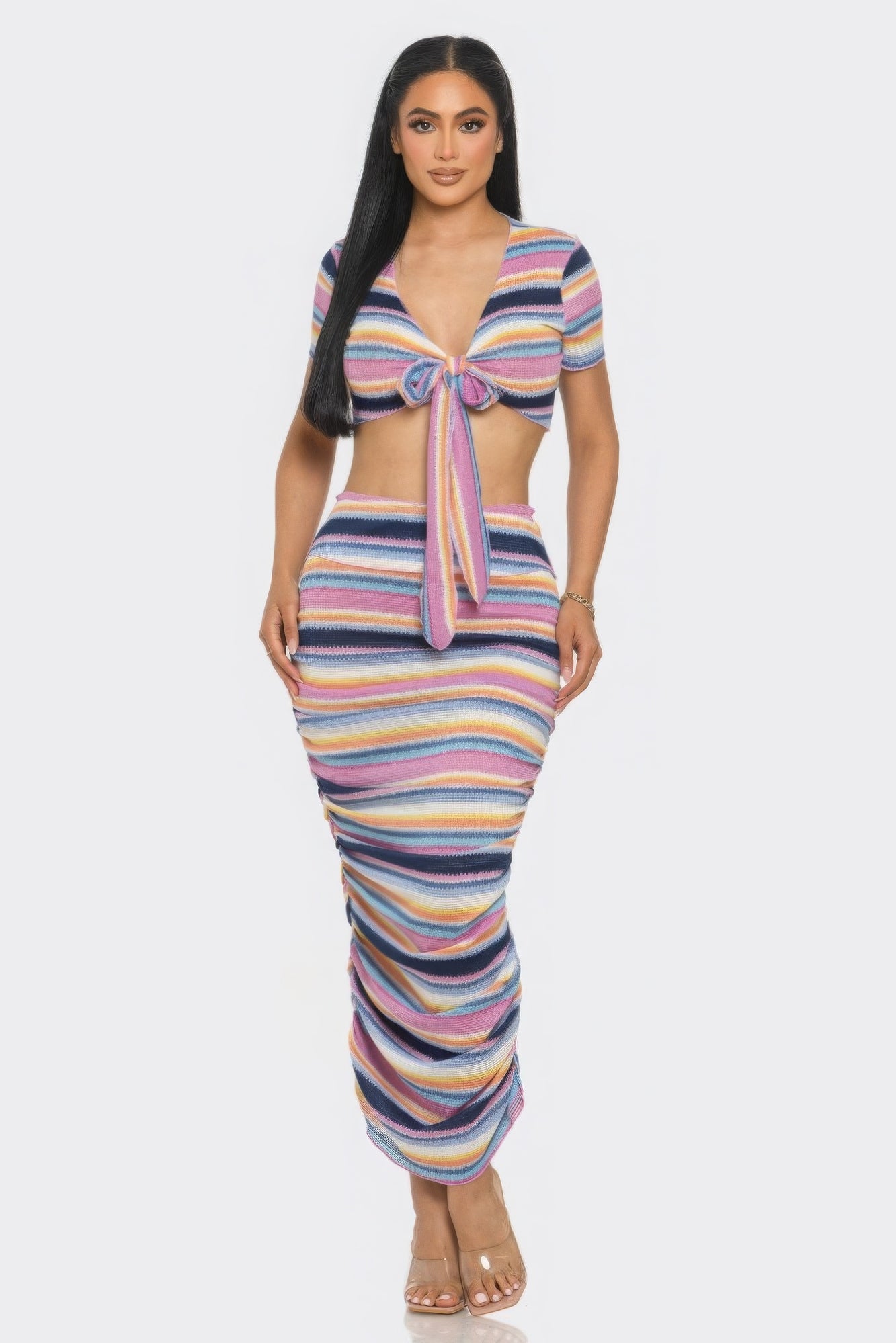 Color Me Mine Beach Sarong Skirt Set